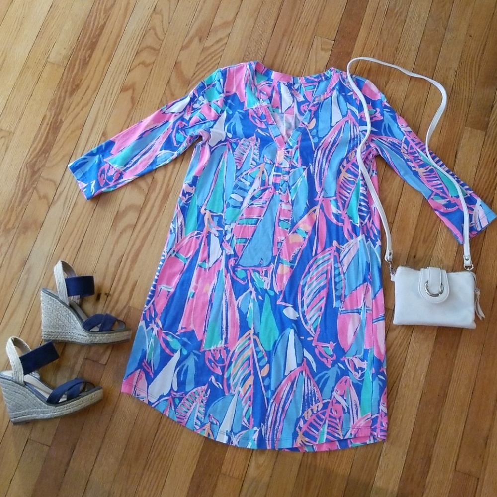 Lilly Pulitzer Ali V-Neck T-Shirt Dress